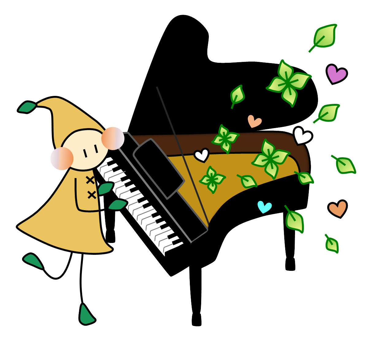 小人とピアノ